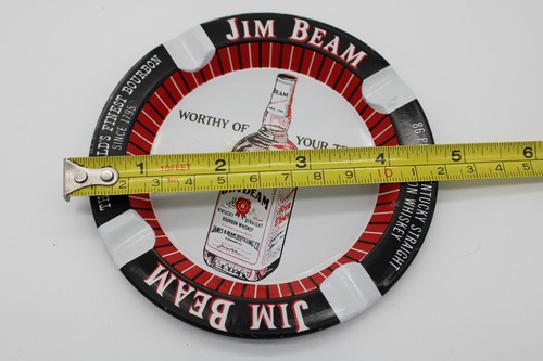 Coppia di 2 - Jim Beam liquore effetto invecchiato vassoio cenere stile pubblicitario - Foto 3 di 6