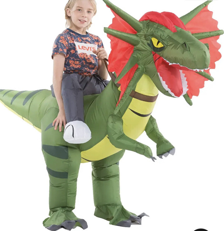 Inflatable Dinosaur Costume Children’s Size Halloween… Gem