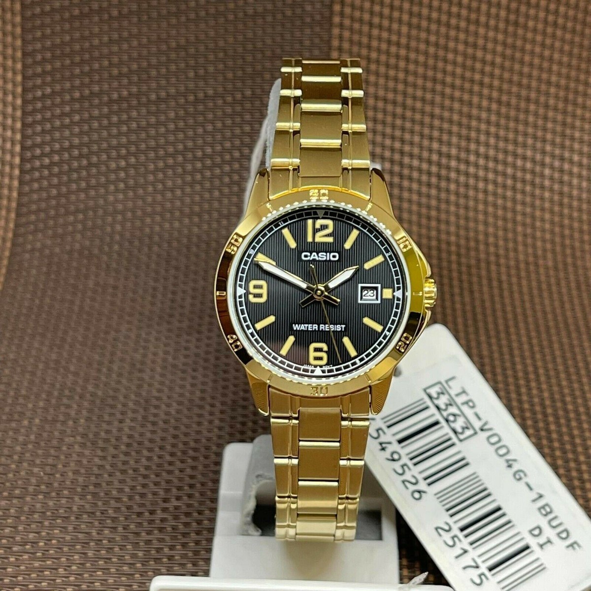 Casio LTP-V004G-1B Gold Tone Stainless Steel Ladies' Dress Watch | eBay Casio LTP-V004G-1B Gold Tone Stainless Steel Ladies' Dress Watch | eBay