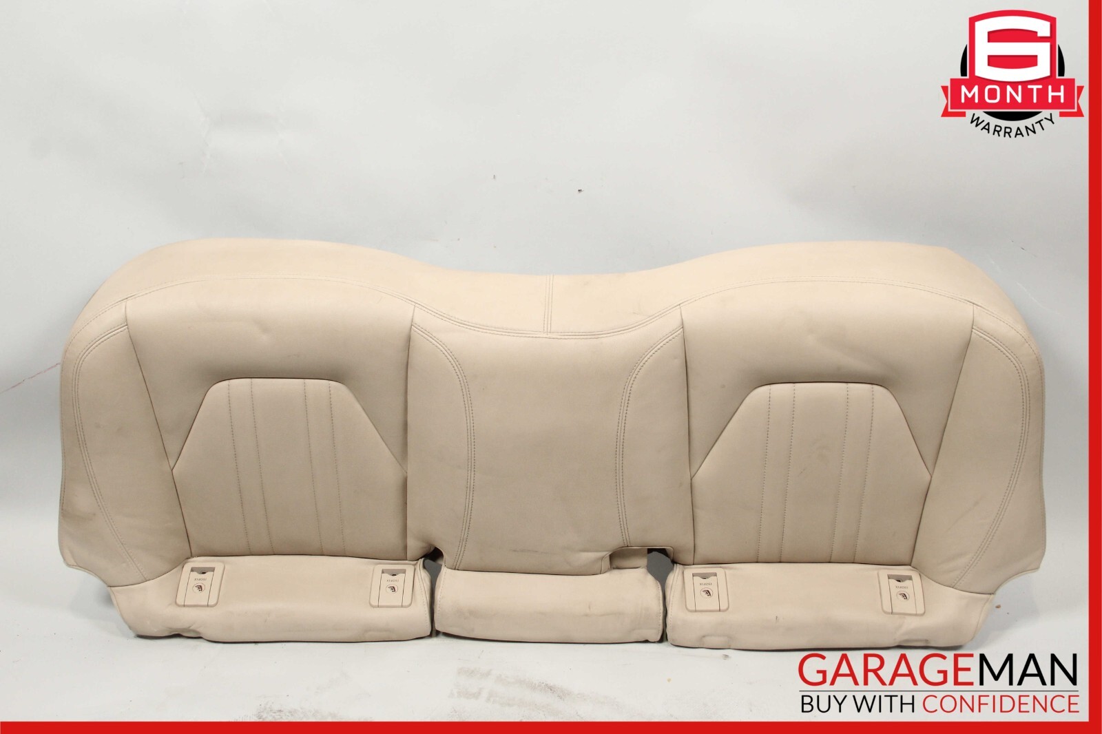 14-17 Maserati Ghibli Rear Lower Bottom Bench Seat Cushion Cover Beige OEM