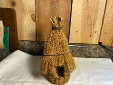 Decorative Rope and Straw Bird House