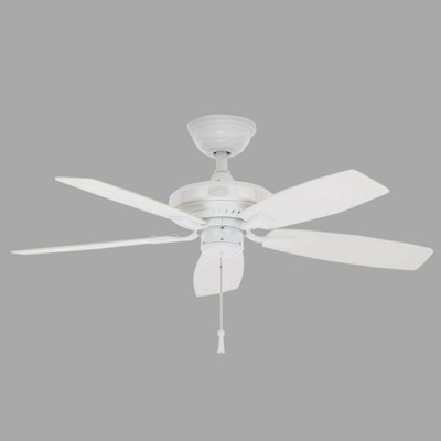 Hampton Bay Gazebo Ii 42 In Indoor Outdoor White Ceiling Fan