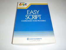 Easy Script Commodore 64 Advanced Wordprocessor 1984 Orignial Package