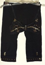 Belly dance costume size XS/S Leggings and Bra with a free bag of gold sequins