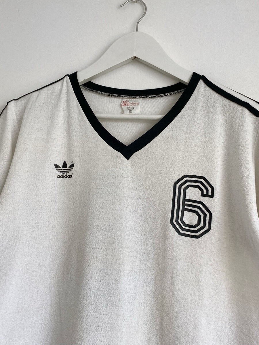 7SM1 【adidas】80's サッカー ドイツ代表 ゲームジャージ 古着
