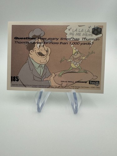 1992 Comic Ball 4 Football Cards Fill Your Set! Looney Tunes - Picture 385 of 411