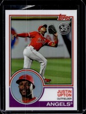 Justin Upton 2018  Topps Silver Pack 1983 Chrome #90  - Los Angeles Angels
