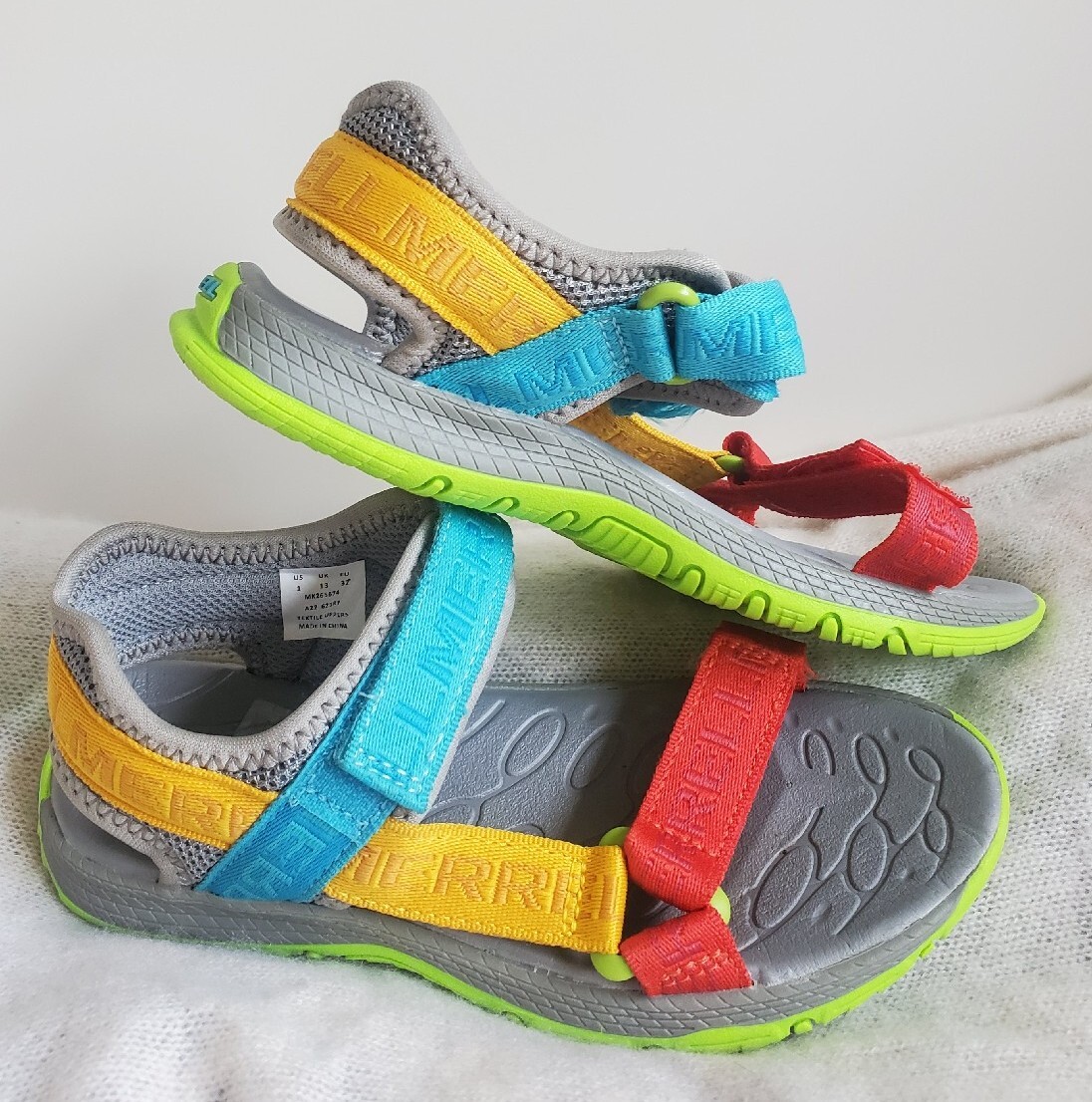 Sandali MERRELL Kahauna nylon color block taglia 1 sport outdoor e acquatici