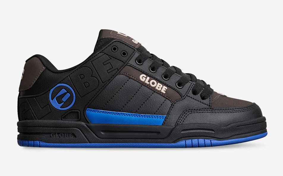 Globe Tilt in Black/Tan/Cobalt - Heritage Series Men's Skate Shoe New in Box!