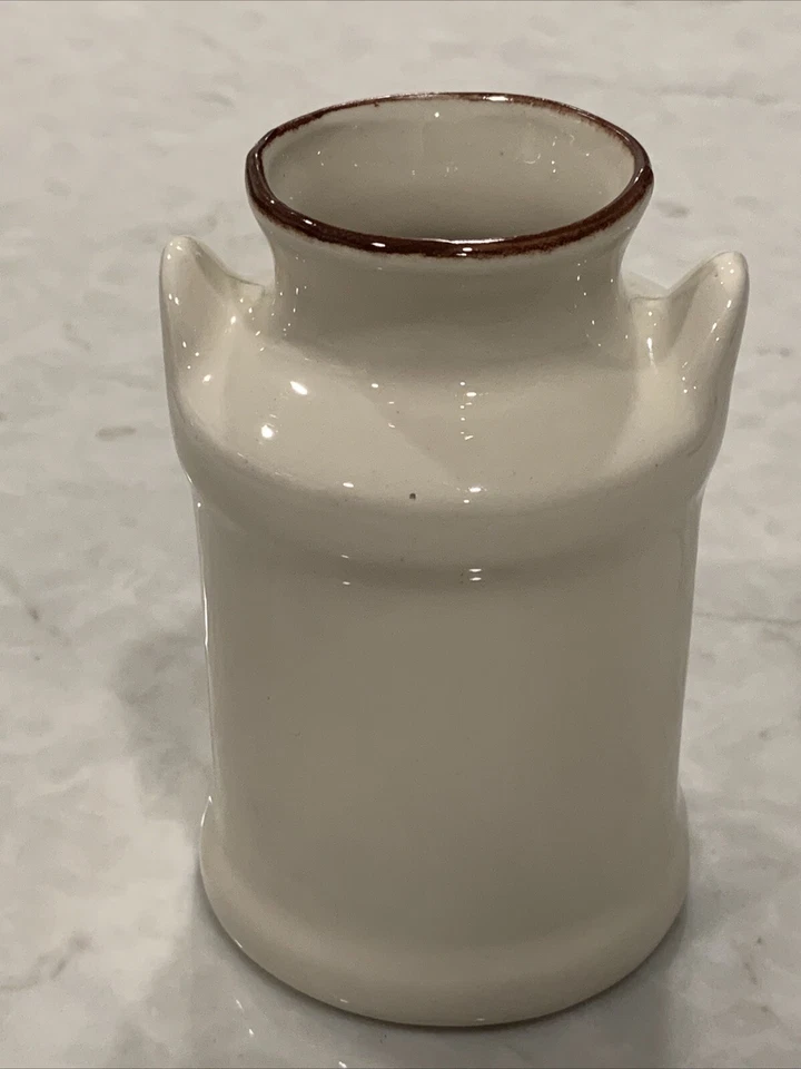 Jarra de leche lindo gato de colección jarrón tarro 4,5 pulgadas cerámica retro granja campo gato feliz Foto 2 de 4