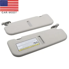 For 2011 2012-2016 Hyundai Elantra Gray Car Sun Visor Right + Left Side Pair