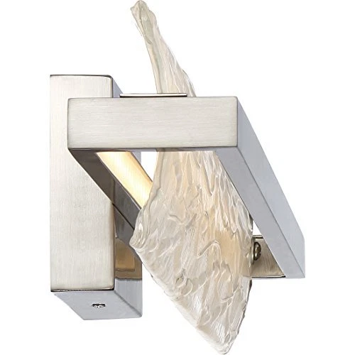 Quoizel PCGL8522BN Platinum Collection Glacial Bath Light in Brushed Nickel - Picture 6 of 7