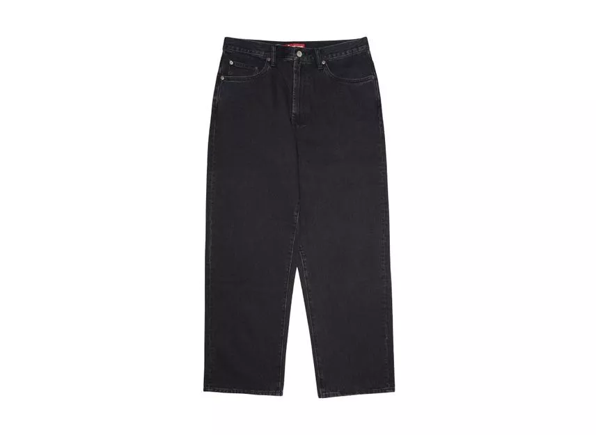 Jean baggy noir Supreme