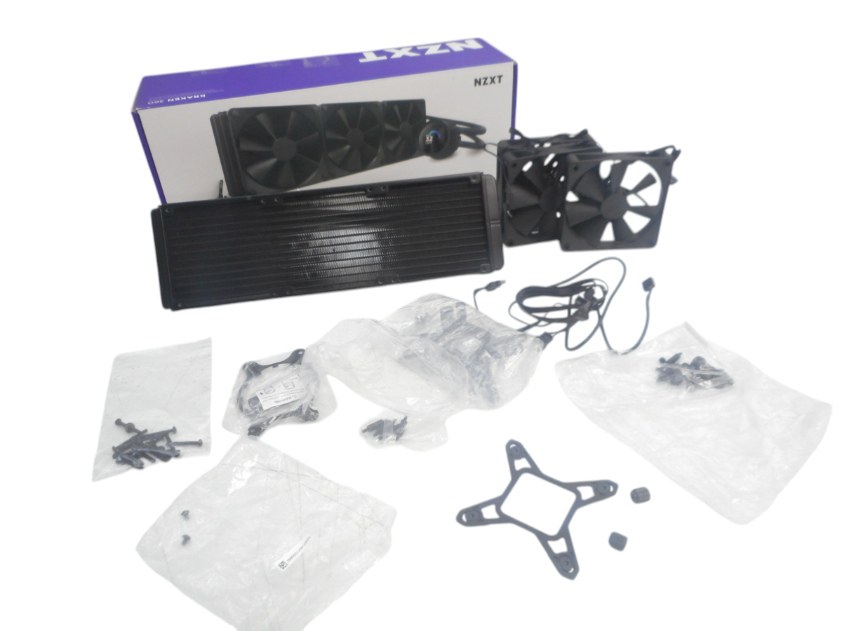 NZXT Kraken 360mm - RL-KN360-B1 – AIO CPU Liquid Cooler - LCD