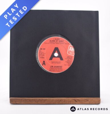 Jim Diamond - I Sleep Alone At Night - Promo 7'' Vinyl Record - VG