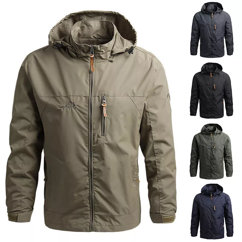 Mens windproof online waterproof jacket