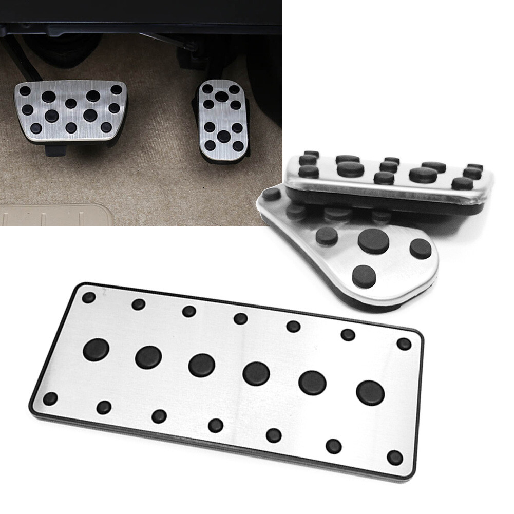 Stainless Steel AT Car Pedal Accelerator Brake Pedal Cover for Toyota Land Cruiser 200 LC200 for Lexus LX 570 LX570 Accessories - 34 Stainless Steel AT Car Pedal Accelerator Brake Pedal Cover for Toyota Land Cruiser 200 LC200 for Lexus LX 570 LX570 Accessories - 34