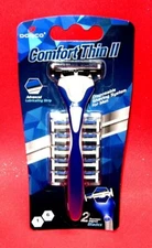 Dorco COMFORT TWIN - Two Razor Blade Shaving System - 6 cartridges total TNA3005