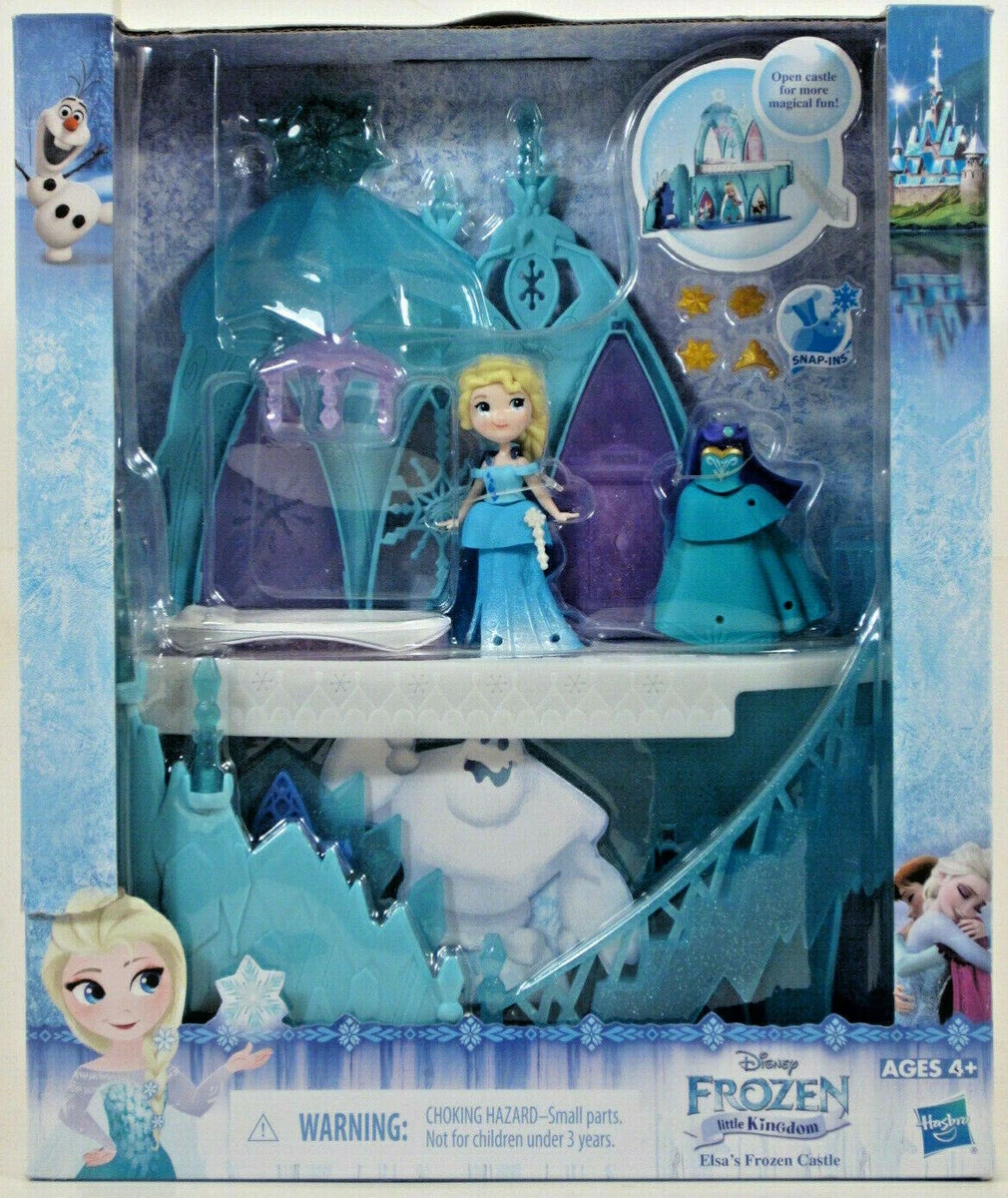 SHELF WORN PKG Disney Frozen Little Kingdom ELSA S FROZEN CASTLE Playset JAV