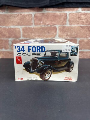34 FORD COUPE 1/25 SCALE AMT MODEL KIT T134