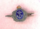 WWI/WW2 MILITARY ~ ROYAL NAVY SWEETHEART PIN ~ STERLING SILVER