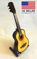 Miniature Wood Guitar, 5.5" Perfect Music Gift