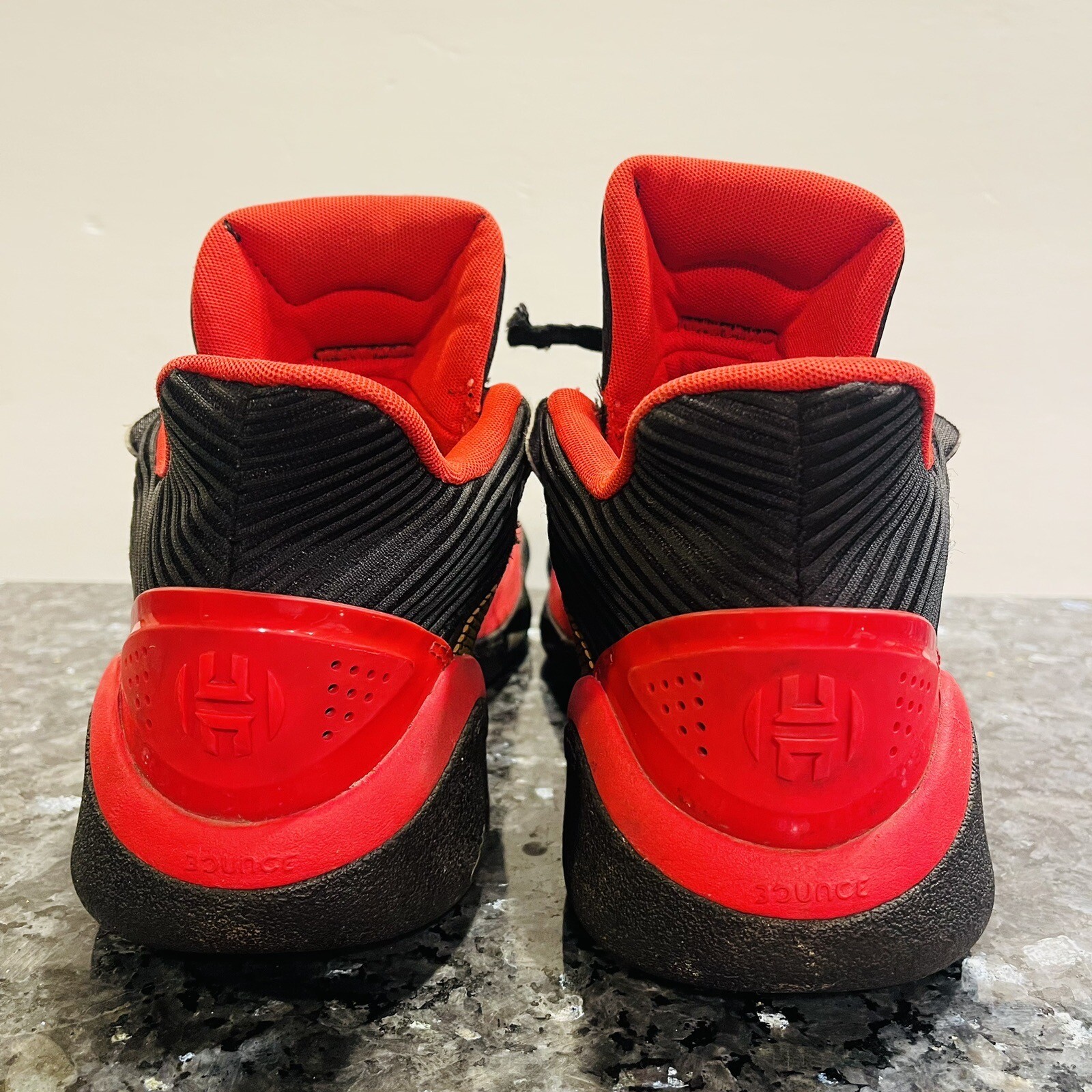 ADIDAS James Harden Bounce Stepback Black/Red Basketball Shoes Men’s