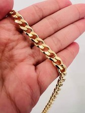 Gold Filled 6mm Curb Bracelet Bold, Polished, and Timeless