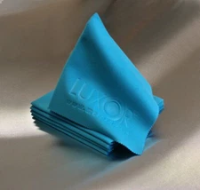 LUXOR MICRO FIBER JEWELRY POLISHING CLOTH 12 x 12" REUSEABLE HIGH QUALITY