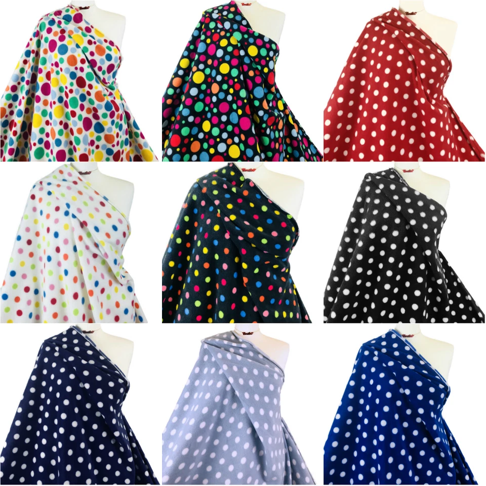 Tela Polar Estampada Premium Polar Anti Píldora Animales Estrellas Puntos Corazones Material Foto 3 de 4