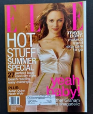 Elle Magazine June 1999 - Heather Graham Cover - Fashion, Beauty, Ads