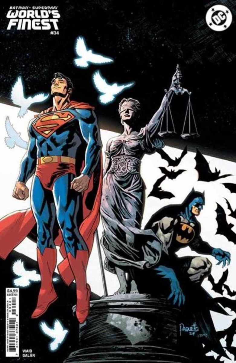 Batman Superman Worlds Finest #34 Cover B Yanick Paquette Card