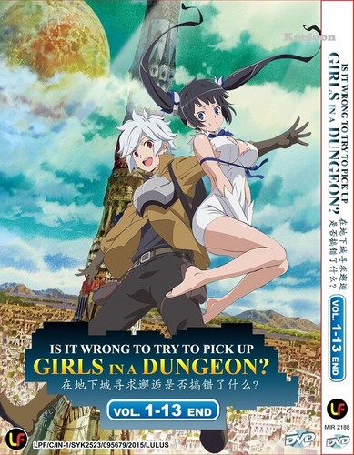 DVD Anime Is It Wrong To Try Pick Up Girls In Dungeon? Season 1-5 +Movie English - Picture 3 of 11
