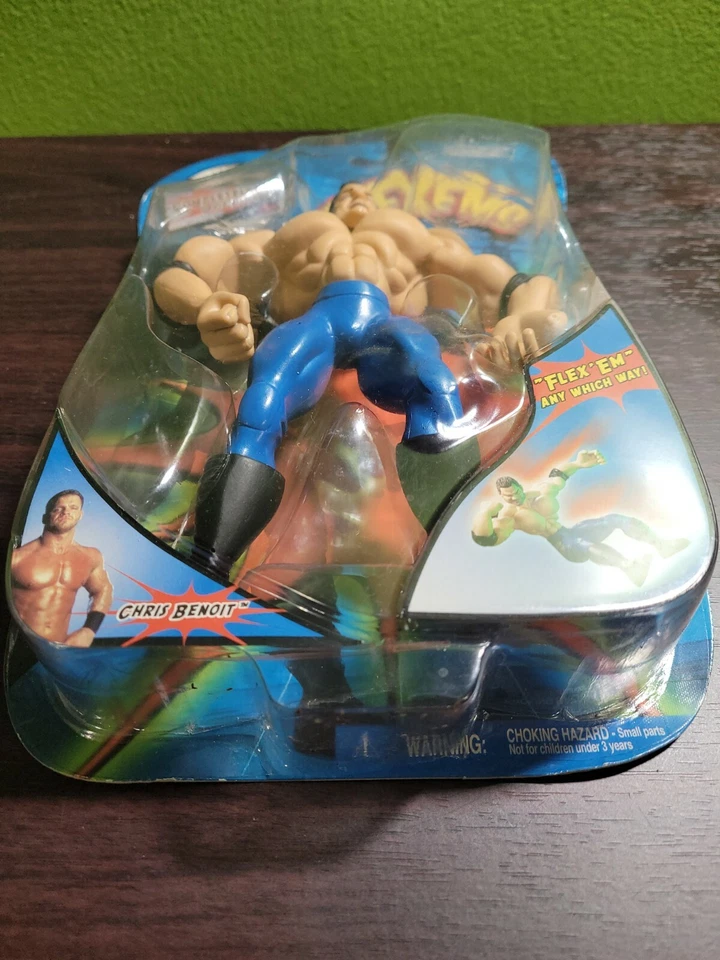 Экшн-фигурка Jakk's Pacific Flex'ems «CHRIS BENOIT WWE-NEW 2003 - Изображение 4 из 4