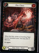 Flex Claws DYN051 Yellow Flesh and Blood TCG FAB TCG