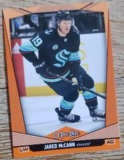 2024-25 OPC O-Pee-Chee Hockey Jared McCann 11 Orange Border 08/25 Seattle Kraken
