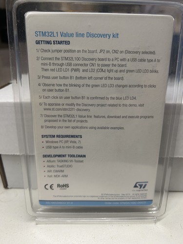 NEW 32F429IDISCOVERY STM32F429I-DISC1 STM32F4 Discovery Kit On-board ST-LINK/V2 - Picture 2 of 2
