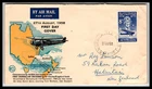 Australia 1956 Tasman Flight Series FDC / Top Creasing - Z12659