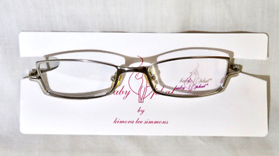  Baby Phat by Kimora Lee Simmons SILVER Eyeglass Frame Mod 119,  50-17-135  NEW