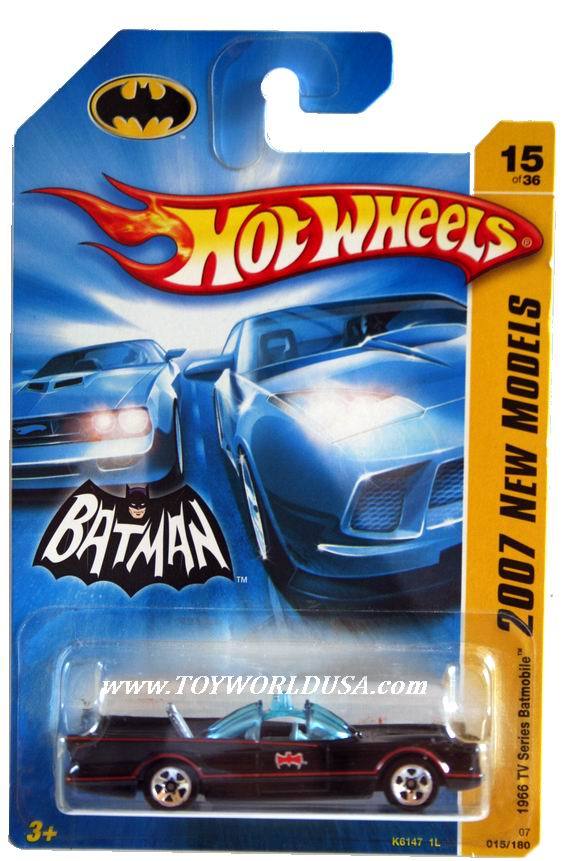 2007 Hot Wheels #15 New Models 1966 TV Series Batmobile | eBay