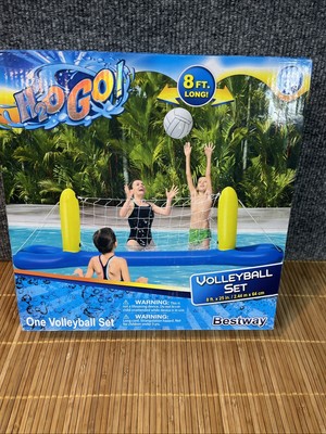 H2O Go! Inflatable Floating Volleyball Set Pool Water Game Includes Ball NIB