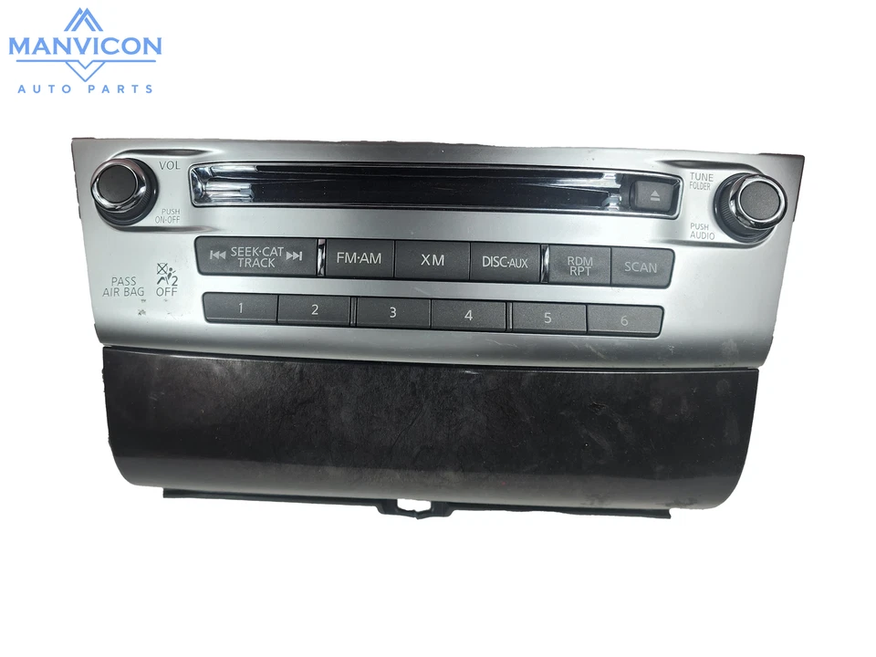 2014-2017 Infiniti QX60 Dash Radio Control Panel 253W100A11 OEM - Image 3 of 4