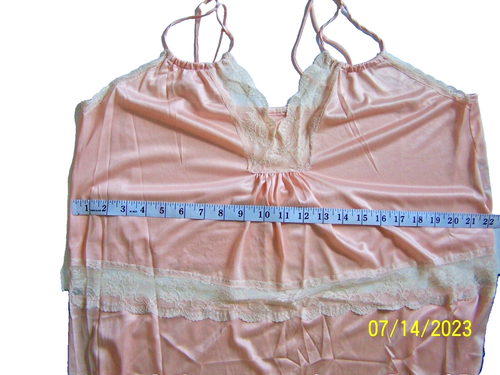 Tom Bezduda 4 Barad Nachthemd Kleid Gown Lg Rosa V-Ausschnitt Spitze Flitterwochen Braut - Bild 11 von 16
