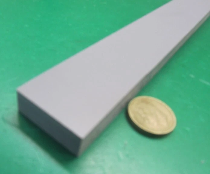 CPVC Bar, Gray, .500" (1/2") Thick x 1.50" Wide x 48" Length - Image 4 of 4