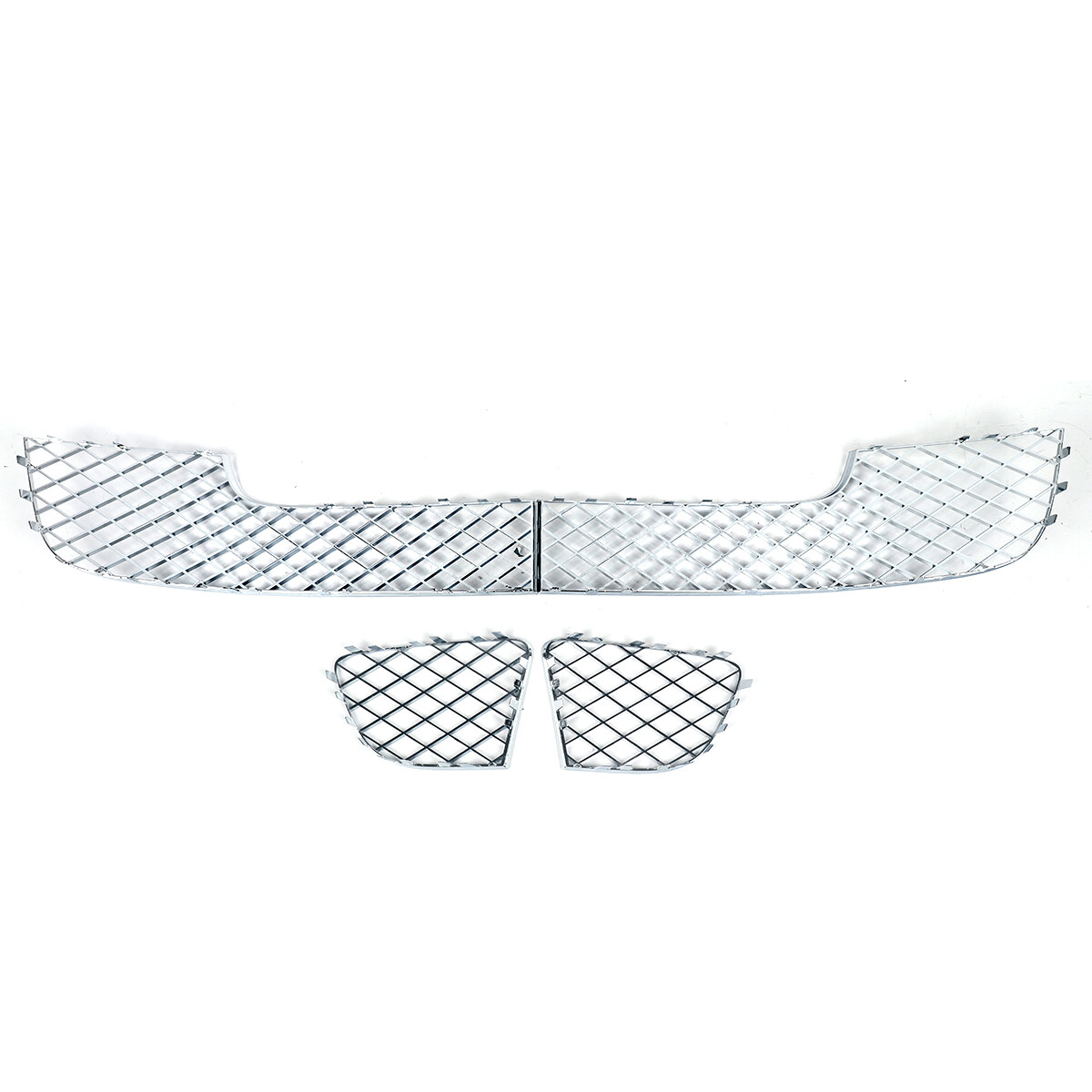Bentley Continental GT 2012-2015 Lower Bumper grilles 4 pcs Chrome