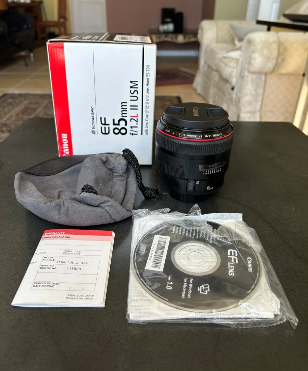 Canon EF f/1.2 Camera Lenses 85mm Focal for sale | eBay