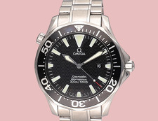 Omega Seamaster Diver 300 M Black Dial on Stainless steel 2264.5