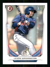 2014 Bowman #BP42 Levon Washington Cleveland Indians 63233