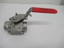  Worcester/Flowserve 10446666PMSE , 1" 3-Piece SSFloating Ball Valves , 1440 CWP