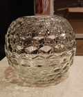 Vintage Clear Glass Cubist Fairy Lamp — photo 1
